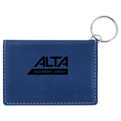 Laserable Leatherette Keychain/ID Holder Thumbnail